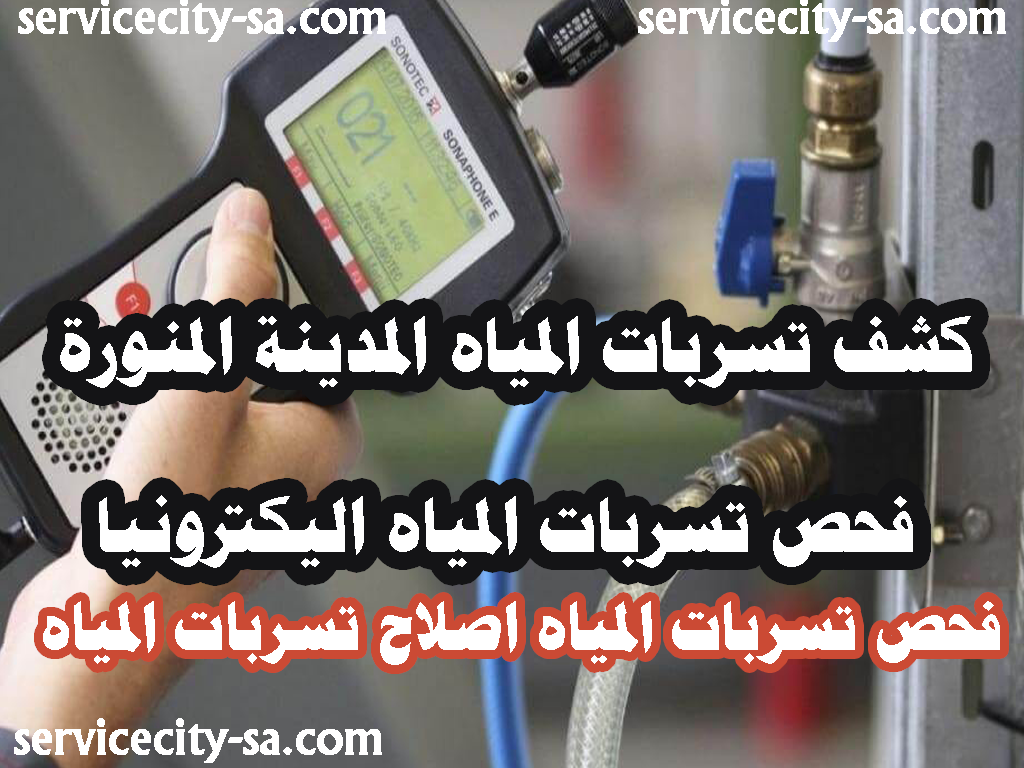 كشف تسربات المياه المدينة المنورة فحص تسربات المياه اليكترونيا