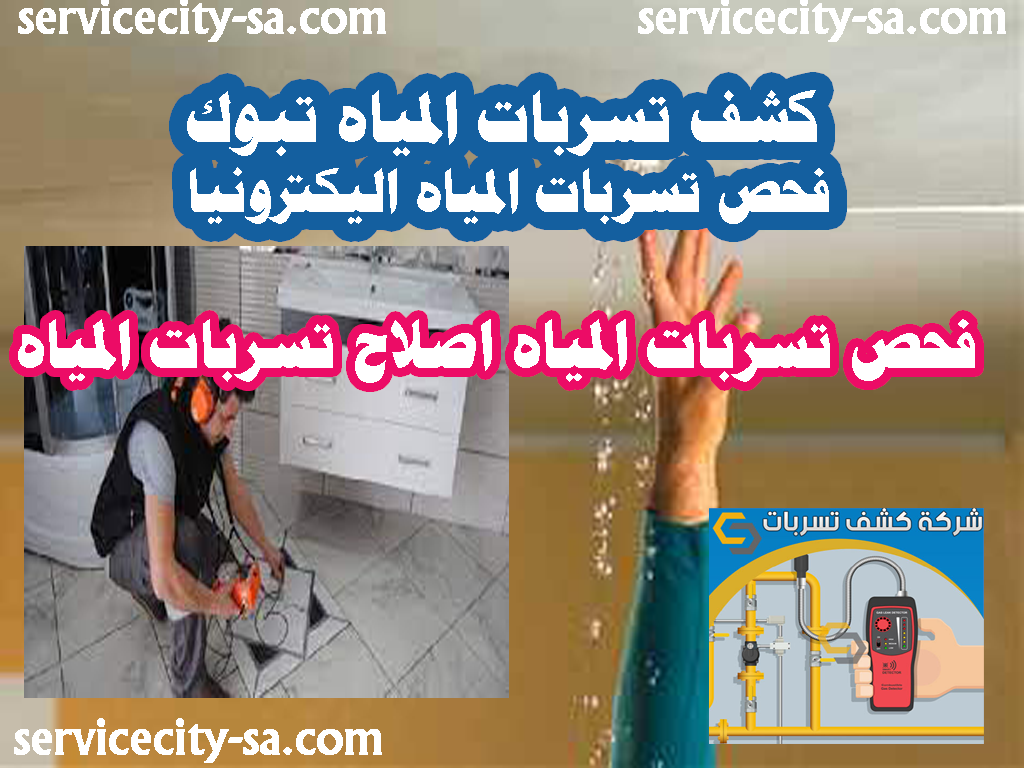 كشف تسربات المياه تبوك فحص تسربات المياه اليكترونيا